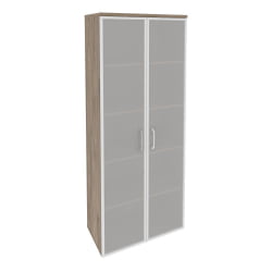 Шкаф высокий широкий ОНИКС О.СТ-1.10Р Тиквуд Темный / ONIX O.ST-1.10R