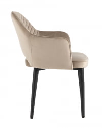 Стул Венера диамант велюр Шампань