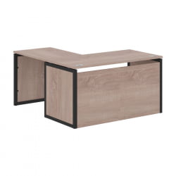 Стол письменный угловой правый XTEN-QP XQPCT 1415H R Дуб Сонома Антрацит