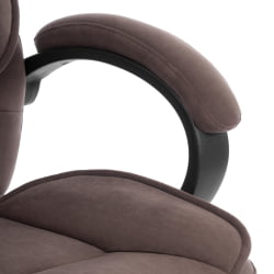 Кресло руководителя OREON metalBL велюр, коричневый, 6
