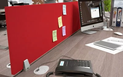 Экран разделительный (с тканью) XFP 163 (Красный)