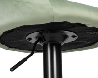 Стул барный DOBRIN LOGAN BLACK (мятный велюр (MJ9-87)) 2 шт