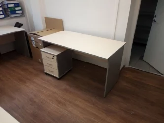 Стол письменный СП-3 Клен/металлик