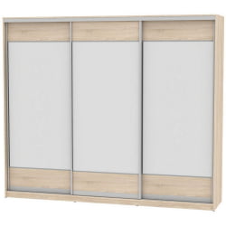 Шкаф-купе B-230х270х60-3(ДСС-D8D8D8)