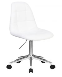 Офисное кресло для персонала DOBRIN MONTY (белый) 2 шт