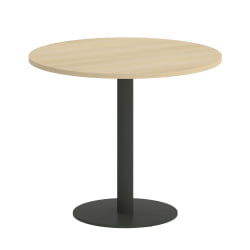 Стол журнальный круглый HOME OFFICE VR.SP-5-90.1 Акация Лорка/Антрацит металл