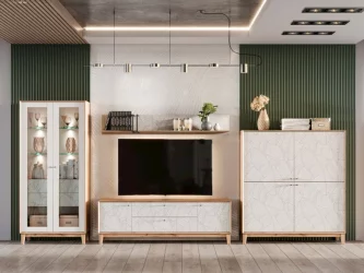 Шкаф Ройбен ЛД 640.050.000 Дуб золотой Белый