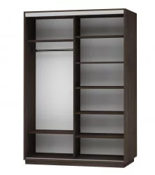 Шкаф-купе двухдверный Экспресс Дуо 1600х2400h Улица/Венге