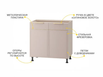 Напольный шкаф Флоренция 107.60