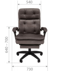 Кресло руководителя CHAIRMAN ДОМ (Home) 442 Темно-серый