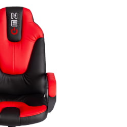 Кресло NEO 2 (22) экокожа Черный/красный 36-6/36-161