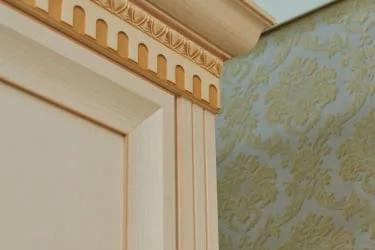 Комплект мебели для спальни Марлен №3 Кремовый белый Патина