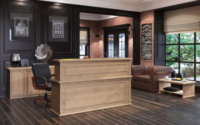 Стойка ресепшен RMS 200 Бук тиара