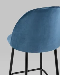 Стул полубарный Марсель ПЛ велюр Пыльно-синий