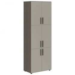 Шкаф с 3 комплектами глухих малых дверей VELION VHCS 80.8 Аметист Дуб Сильвер