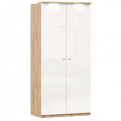 Шкаф двухстворчатый Фиджи ЛД 659.236.000 Дуб Золотой Белый