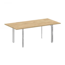 Стол переговорный на П-образном м/к ONIX DIRECT LUX M-O.MP-PRG-19 Тиквуд светлый
