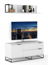 Полка навесная City большая белый