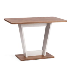 Обеденный стол TIBI нераздвижной ЛДСП, 68,6 х 110 х 75 см, Дуб Канзас/Пепел