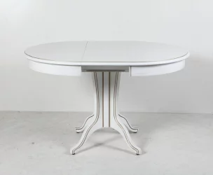 Стол деревянный Орион-5 (d1100) тон 1 с золотой патиной