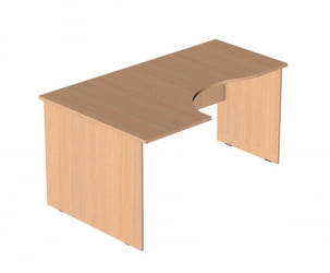 Стол компьютерный угловой Р.СКУ-16 (левый) Крафт белый