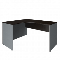 Стол криволинейный левый Riva А.СА-3 Л Венге/Металлик