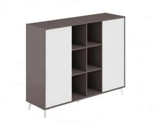 Шкаф средний с нишей Sirio SR.303.WF.WH.WH Вольфрам Белый