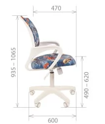 Детское кресло CHAIRMAN KIDS 103 Машинки