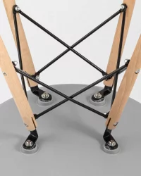Стул Еамес ДСВ 4 шт. Темно-серый / Eames DSW