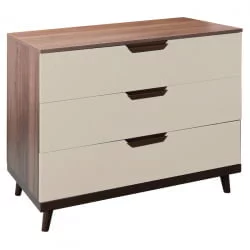 Комод Сканди с 3 ящиками Бежевый
