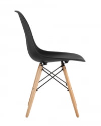 Стул Еамес Стиле ДСВ черный (разборный каркас) / Eames Style DSW