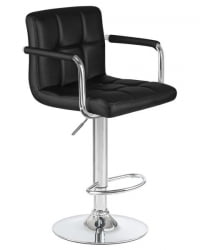 Стул барный DOBRIN KRUGER ARM (черный) 2 шт