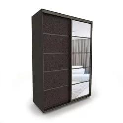 Шкаф-купе Акцент-Квадро КЛ 1000х600 Венге/Бронза