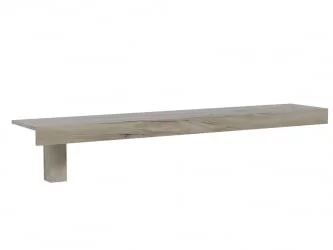 Полка для гостиной Дуб крафт серый/Дуб крафт белый