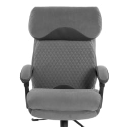 Кресло руководителя Chief metalBL велюр/ткань, серый, 29/TW-12