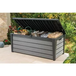 Сундук классический BRUSHWOOD STORAGE BOX 455 L Антрацит-cерый