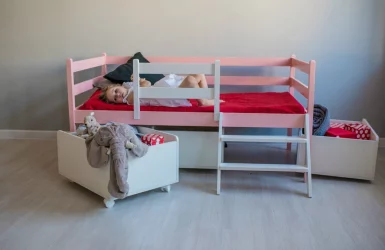 Лестница к кроватям 1600*800 RooRoom VK-101 Белая