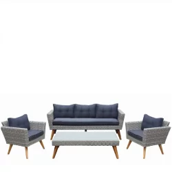 Комплект плетеной мебели AFM-605G Grey