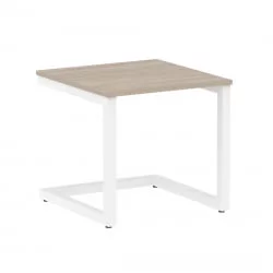 Журнальный стол HOME OFFICE VR.SP-2-58.G Дуб Аттик/Белый металл