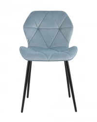 Стул обеденный Эдвин велюр Пыльно-голубой