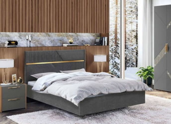 Кровать с подъемным механизмом Монако 902.31 Оникс Десерт серый