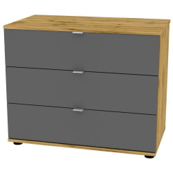 Комод Алиса(K4)657х801х459сторцевойручкой(ДВ-Графит)