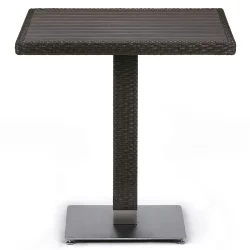 Стол для дачи T607D-W53-70x70 Brown