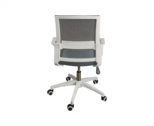 Кресло офисное Бит LB белый пластик Черный