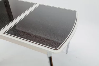 Стол обеденный Чикаго КЗ(6191) крем,крокодил коричневый