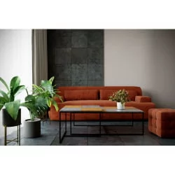 Стол журнальный Фьюжн Дуб американский/серый бетон