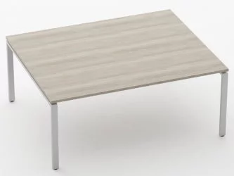 Стол для переговоров Deka П-обр.каркас 71.125.18 Дуб Сантана светлый