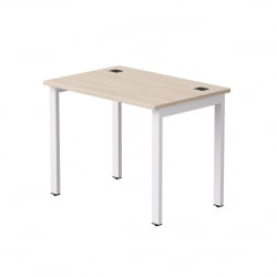 Стол прямой на металлокаркасе, опоры 90 гр Everprof EVO 254S005 Кашемир Белый