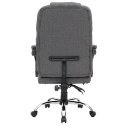 Кресло офисное с функцией вибромассажа CROMEX (КРОМЕКС) Chill MS-005 ткань серое