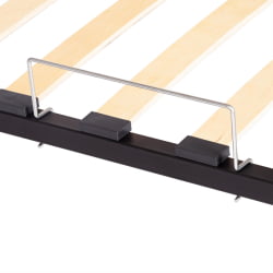 Односпальная кровать Bruno металл, 90*200 см, черный